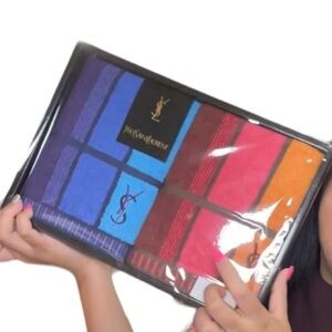 Yves Saint Laurent Vintage YSL Bath Towel Sports Towel Set Deadstock
